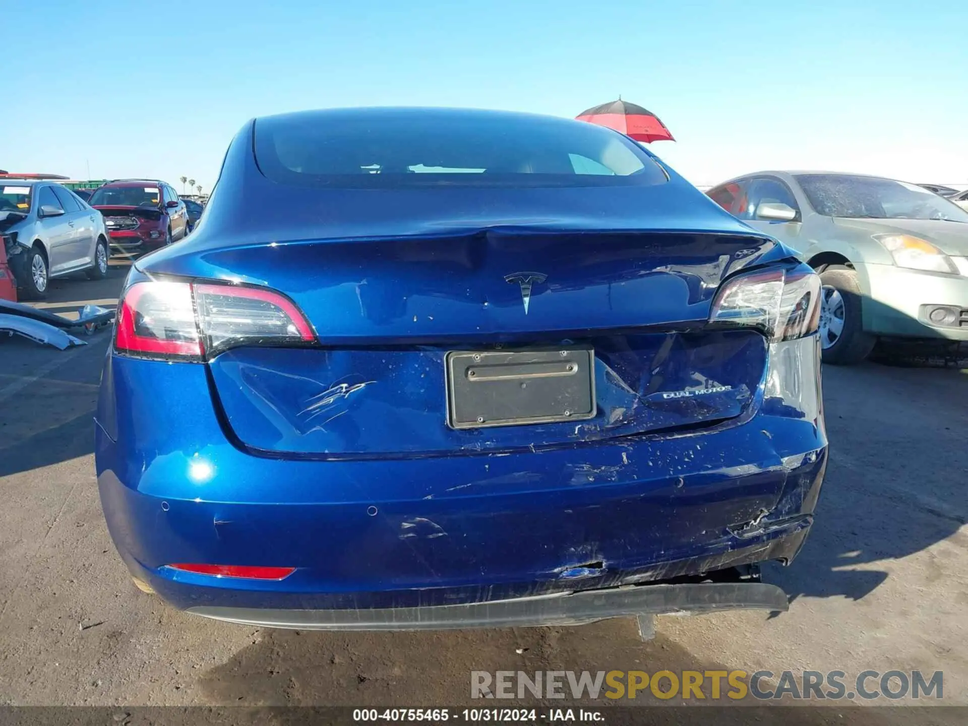 15 Photograph of a damaged car 5YJ3E1EB6NF294155 TESLA MODEL 3 2022