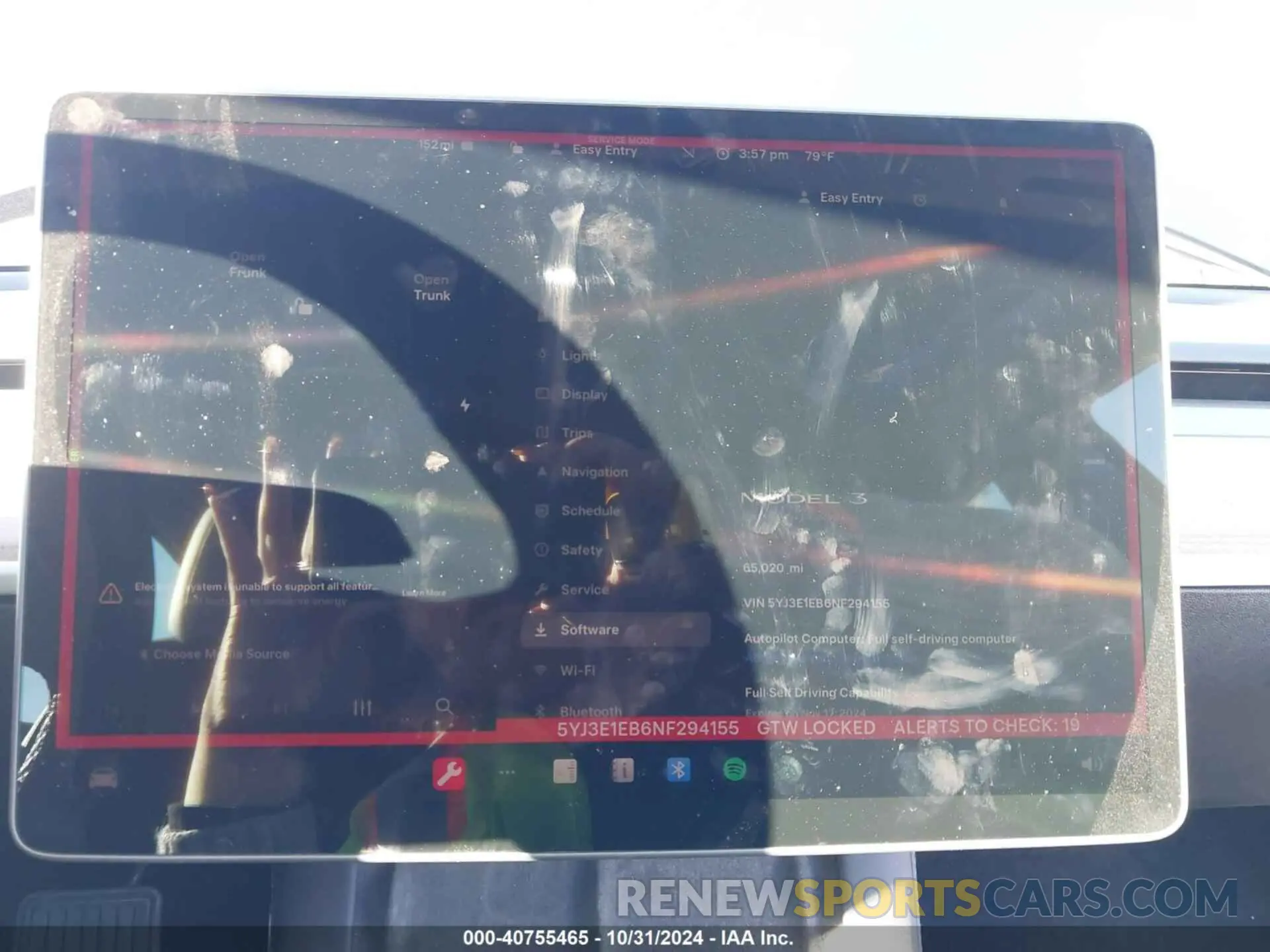 17 Photograph of a damaged car 5YJ3E1EB6NF294155 TESLA MODEL 3 2022