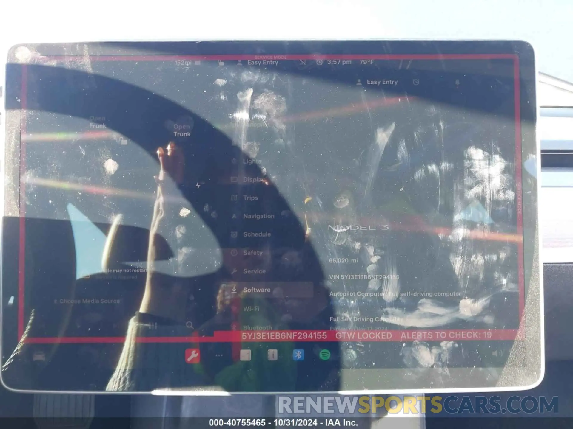7 Photograph of a damaged car 5YJ3E1EB6NF294155 TESLA MODEL 3 2022