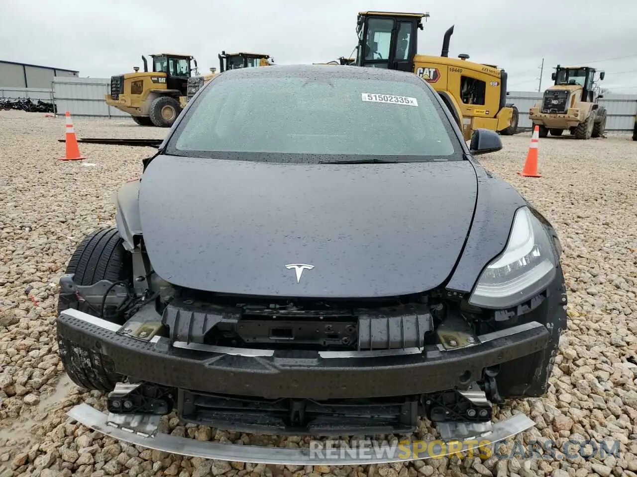 5 Photograph of a damaged car 5YJ3E1EB6NF297038 TESLA MODEL 3 2022