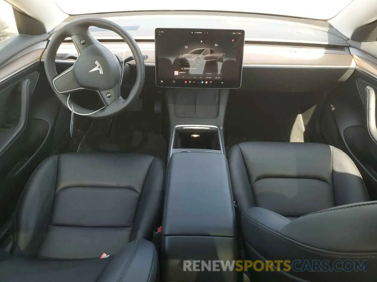 8 Photograph of a damaged car 5YJ3E1EB6NF297038 TESLA MODEL 3 2022