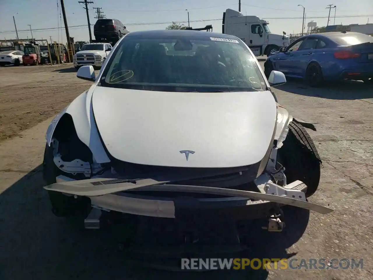 5 Photograph of a damaged car 5YJ3E1EB6NF300472 TESLA MODEL 3 2022