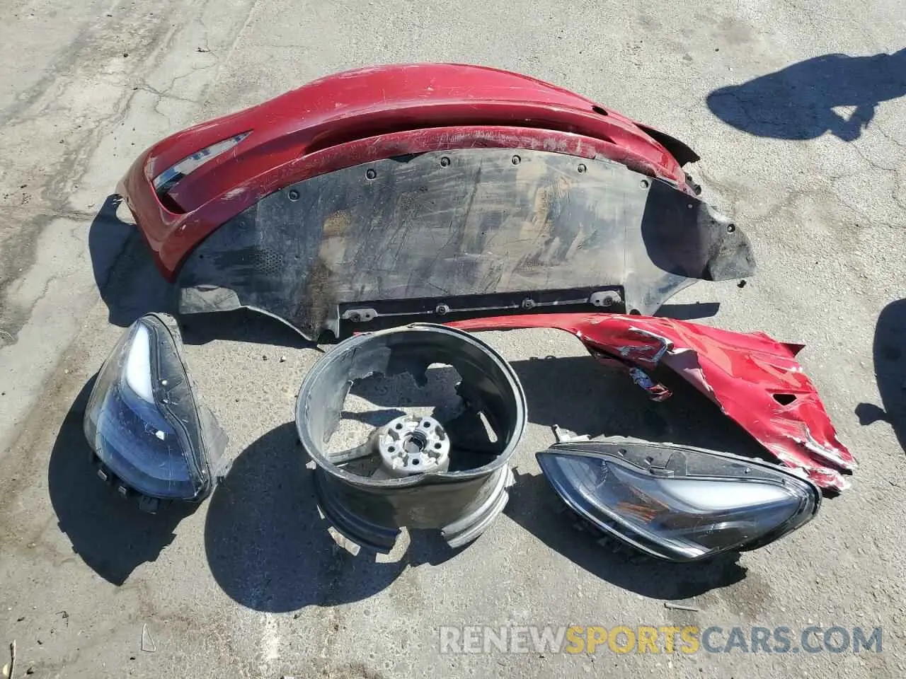12 Photograph of a damaged car 5YJ3E1EB6NF323816 TESLA MODEL 3 2022