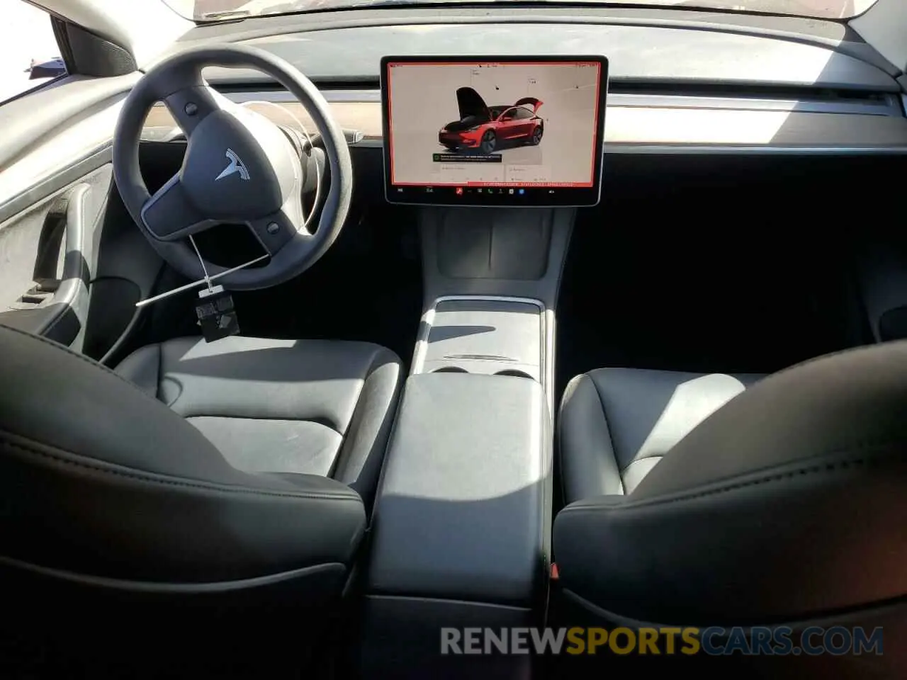 8 Photograph of a damaged car 5YJ3E1EB6NF323816 TESLA MODEL 3 2022