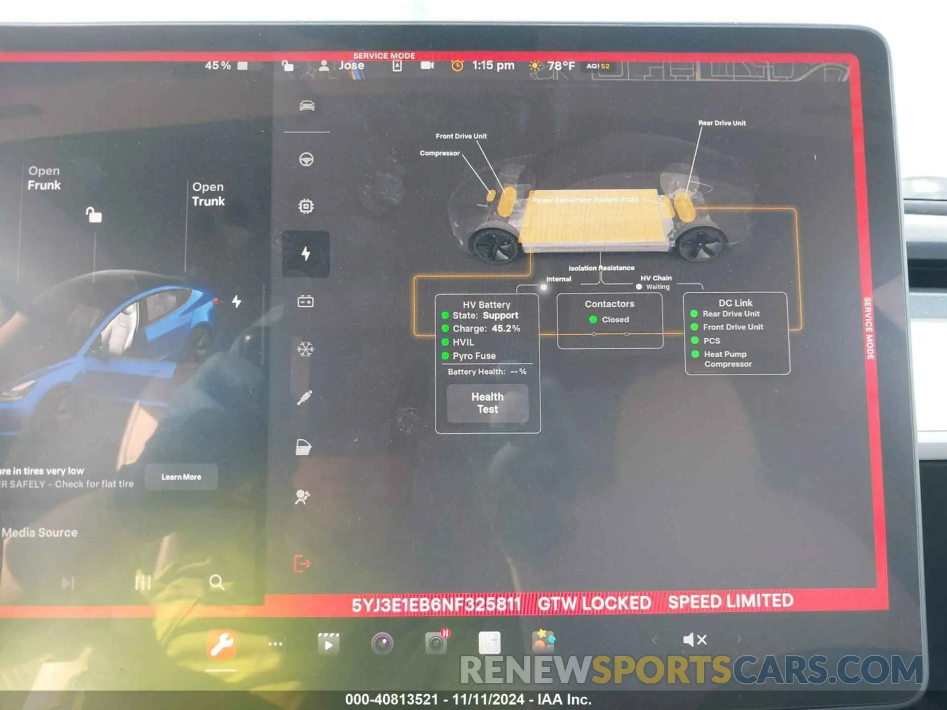 17 Photograph of a damaged car 5YJ3E1EB6NF325811 TESLA MODEL 3 2022