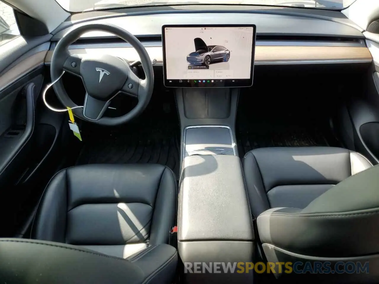 8 Photograph of a damaged car 5YJ3E1EB6NF348361 TESLA MODEL 3 2022