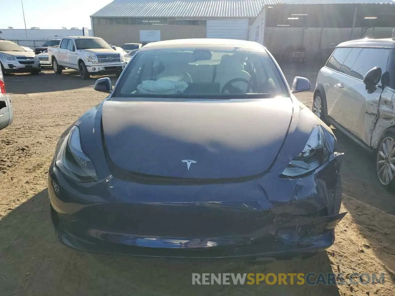 5 Photograph of a damaged car 5YJ3E1EB6NF356119 TESLA MODEL 3 2022