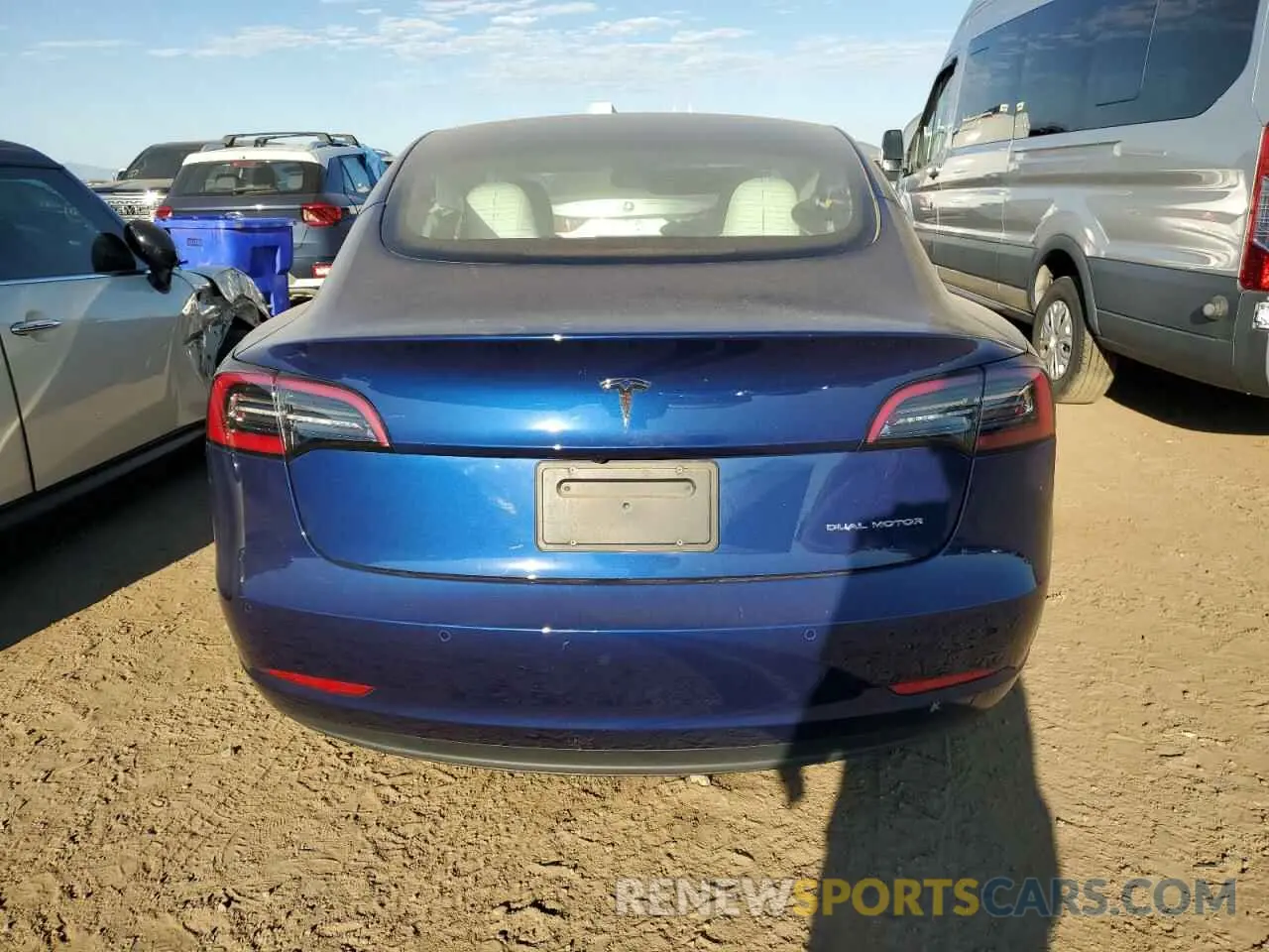 6 Photograph of a damaged car 5YJ3E1EB6NF356119 TESLA MODEL 3 2022