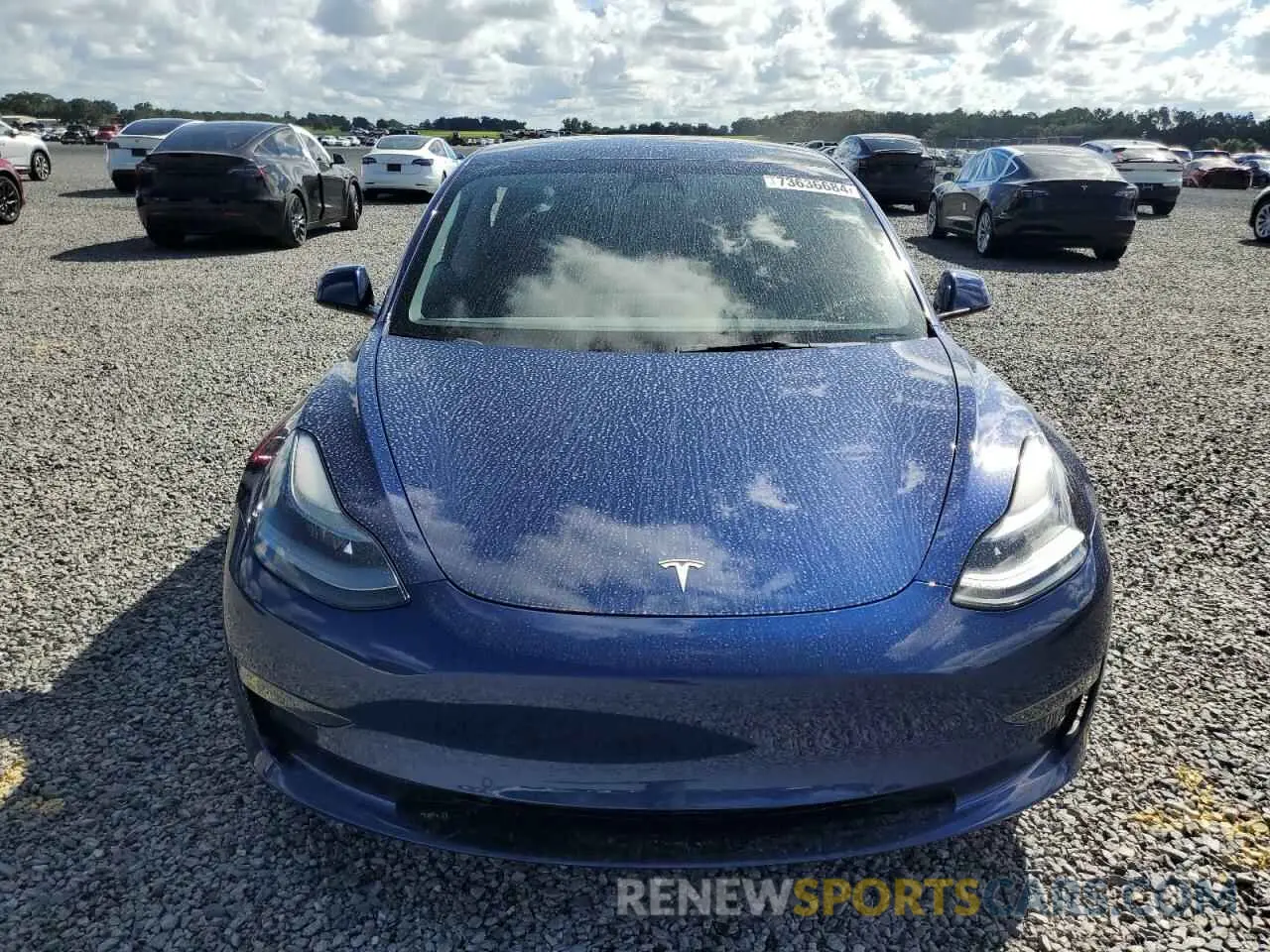 5 Photograph of a damaged car 5YJ3E1EB7NF103357 TESLA MODEL 3 2022