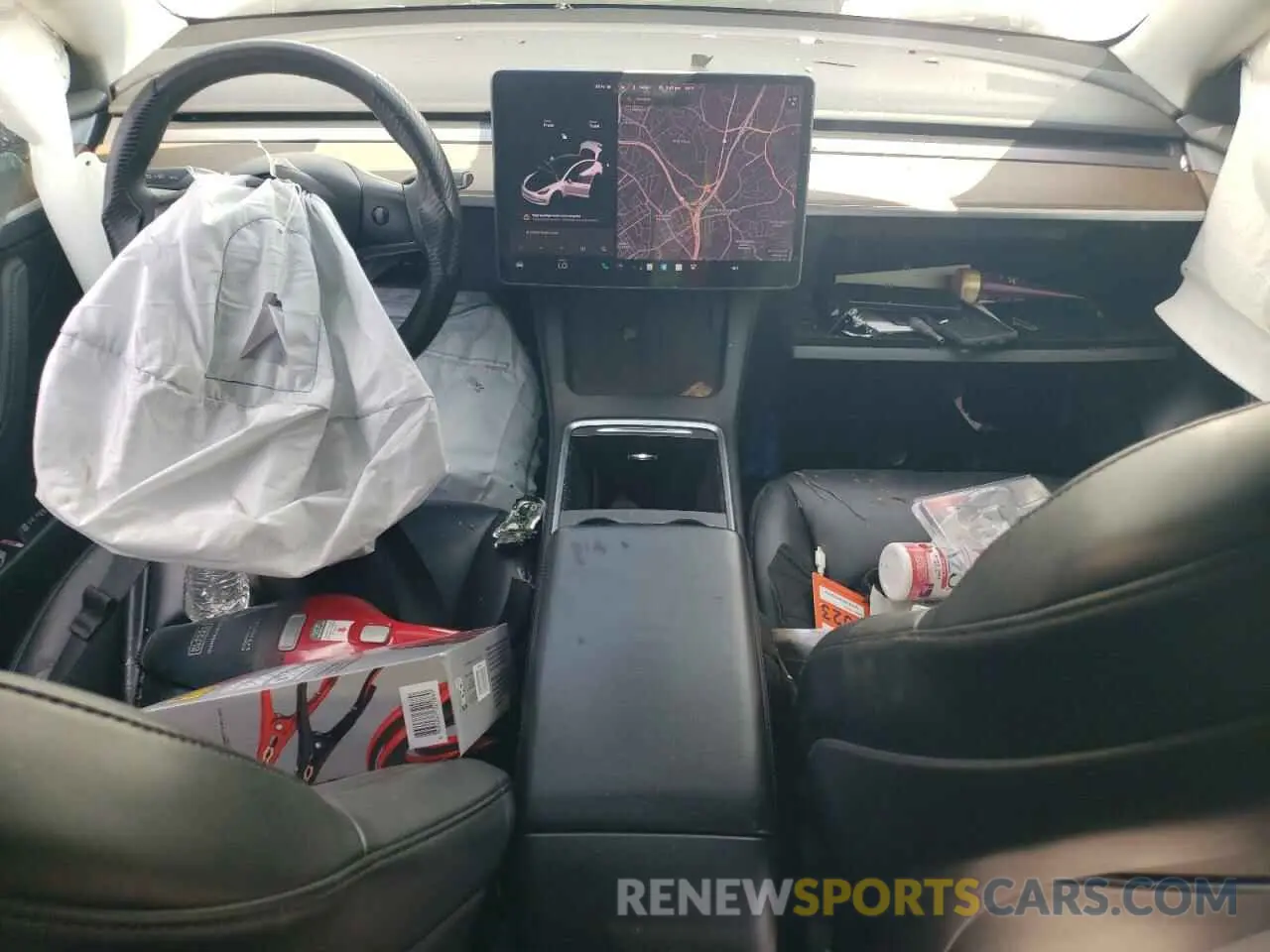 8 Photograph of a damaged car 5YJ3E1EB7NF105321 TESLA MODEL 3 2022