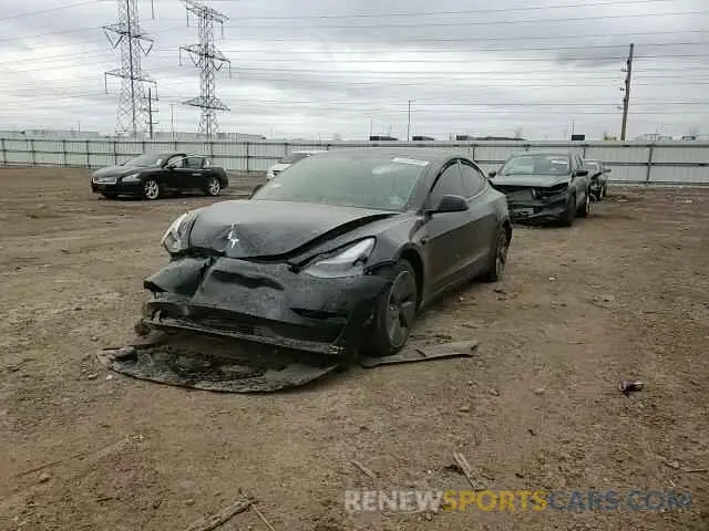 10 Photograph of a damaged car 5YJ3E1EB7NF110261 TESLA MODEL 3 2022
