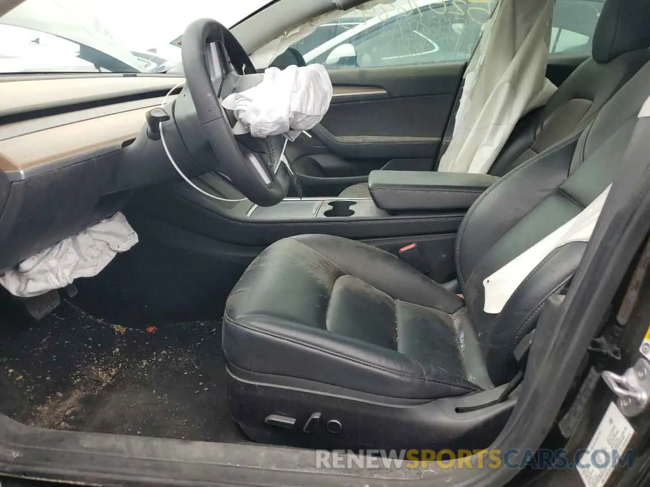 7 Photograph of a damaged car 5YJ3E1EB7NF110261 TESLA MODEL 3 2022