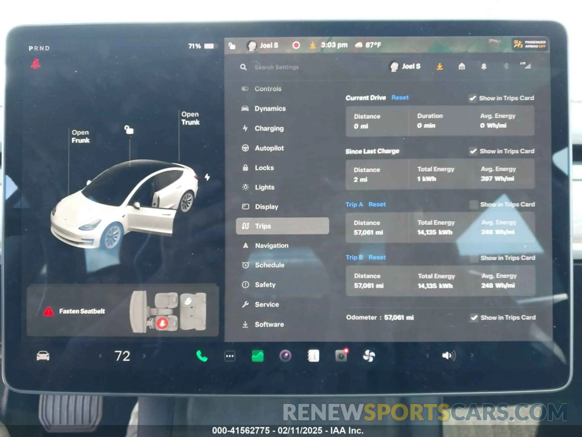 7 Photograph of a damaged car 5YJ3E1EB7NF120661 TESLA MODEL 3 2022