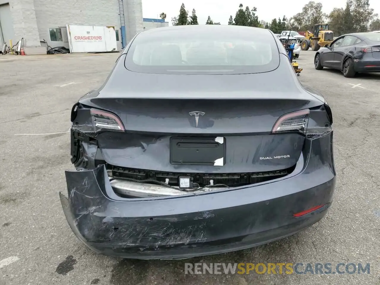 6 Photograph of a damaged car 5YJ3E1EB7NF131613 TESLA MODEL 3 2022
