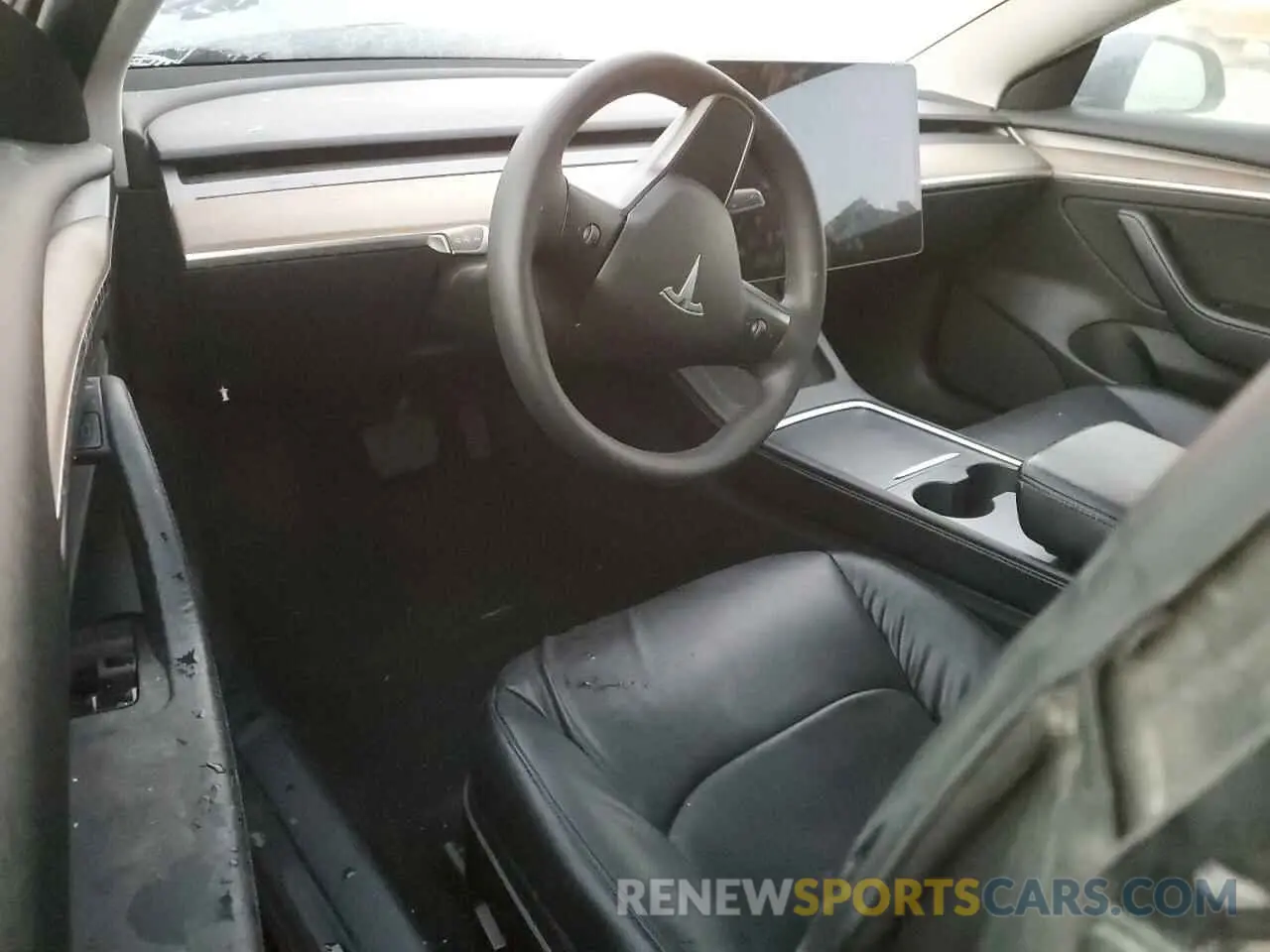 8 Photograph of a damaged car 5YJ3E1EB7NF143938 TESLA MODEL 3 2022