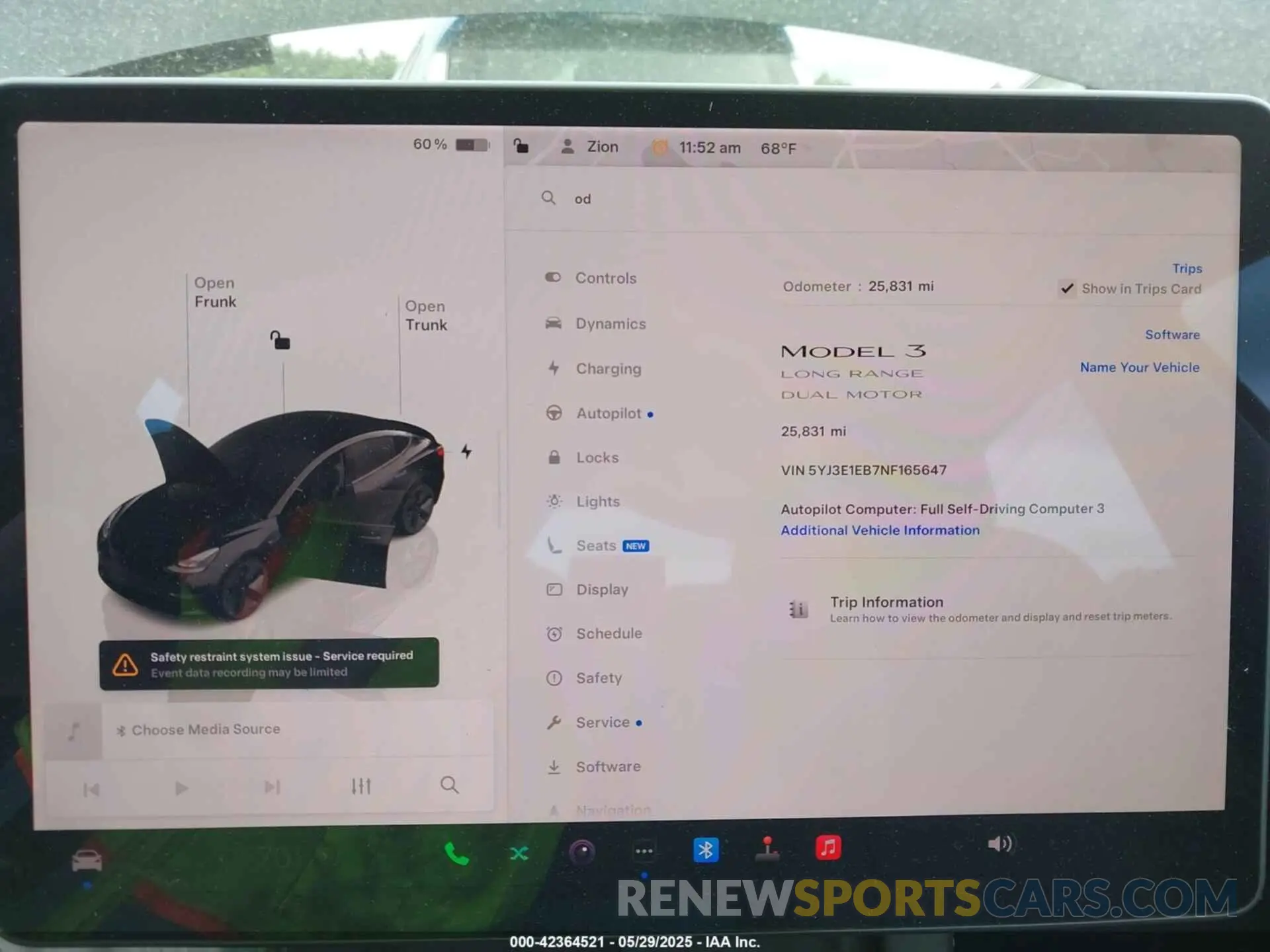 7 Photograph of a damaged car 5YJ3E1EB7NF165647 TESLA MODEL 3 2022