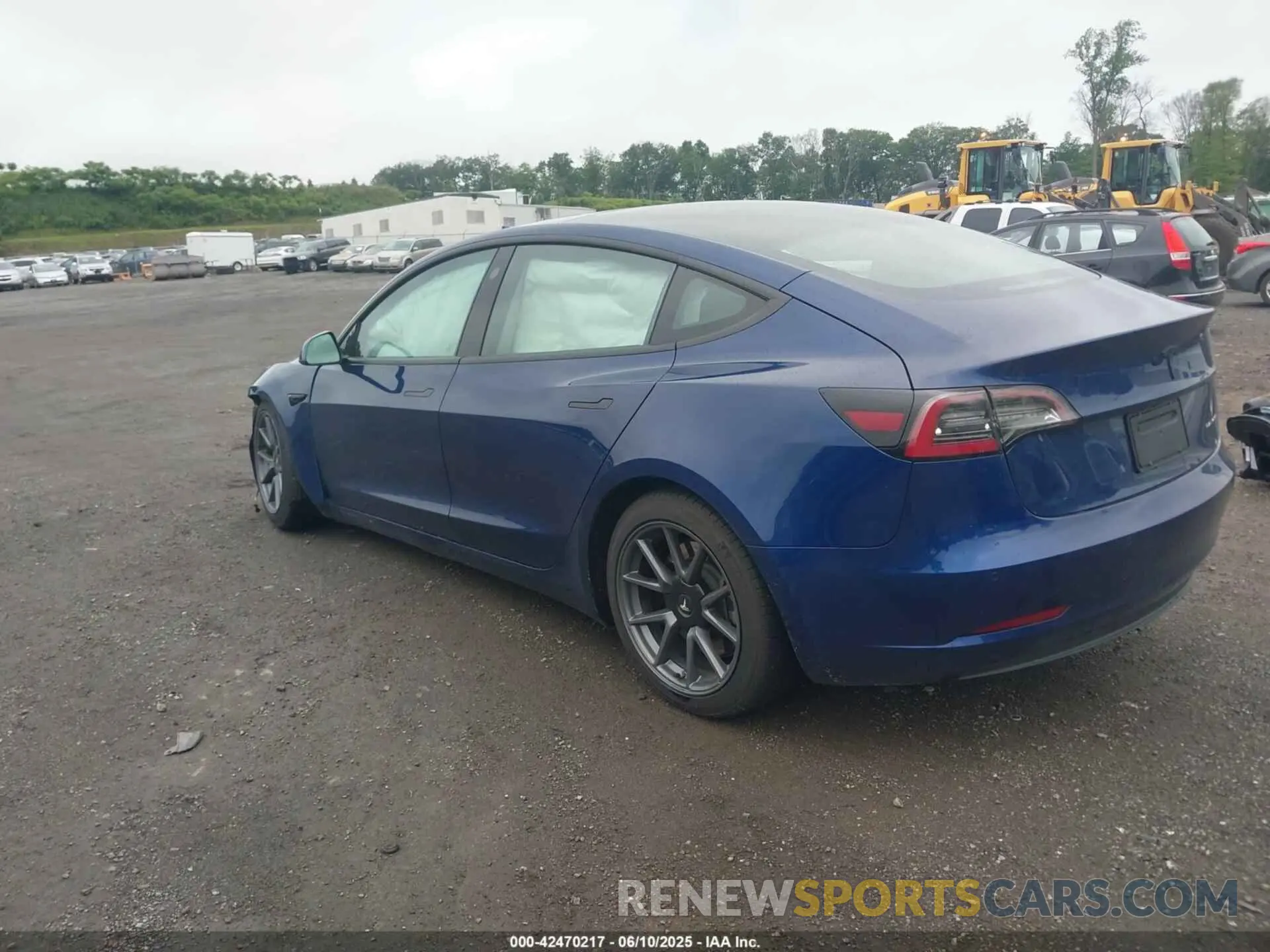 3 Photograph of a damaged car 5YJ3E1EB7NF171481 TESLA MODEL 3 2022