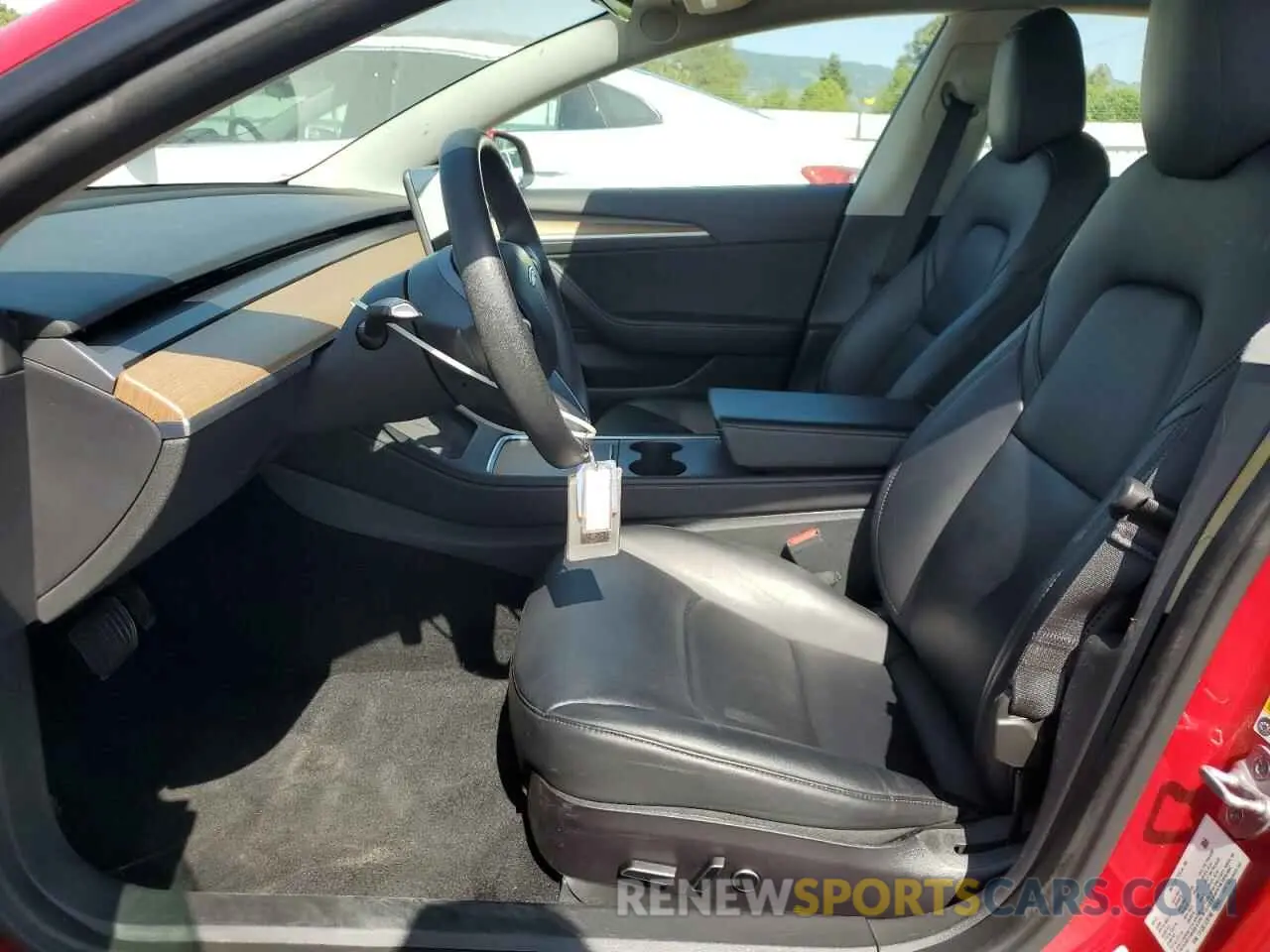 7 Photograph of a damaged car 5YJ3E1EB7NF176065 TESLA MODEL 3 2022