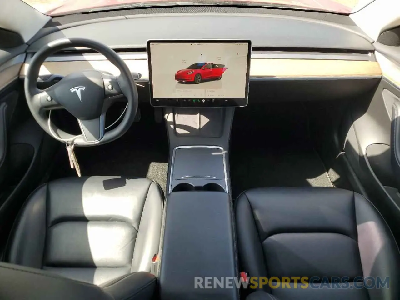 8 Photograph of a damaged car 5YJ3E1EB7NF176065 TESLA MODEL 3 2022