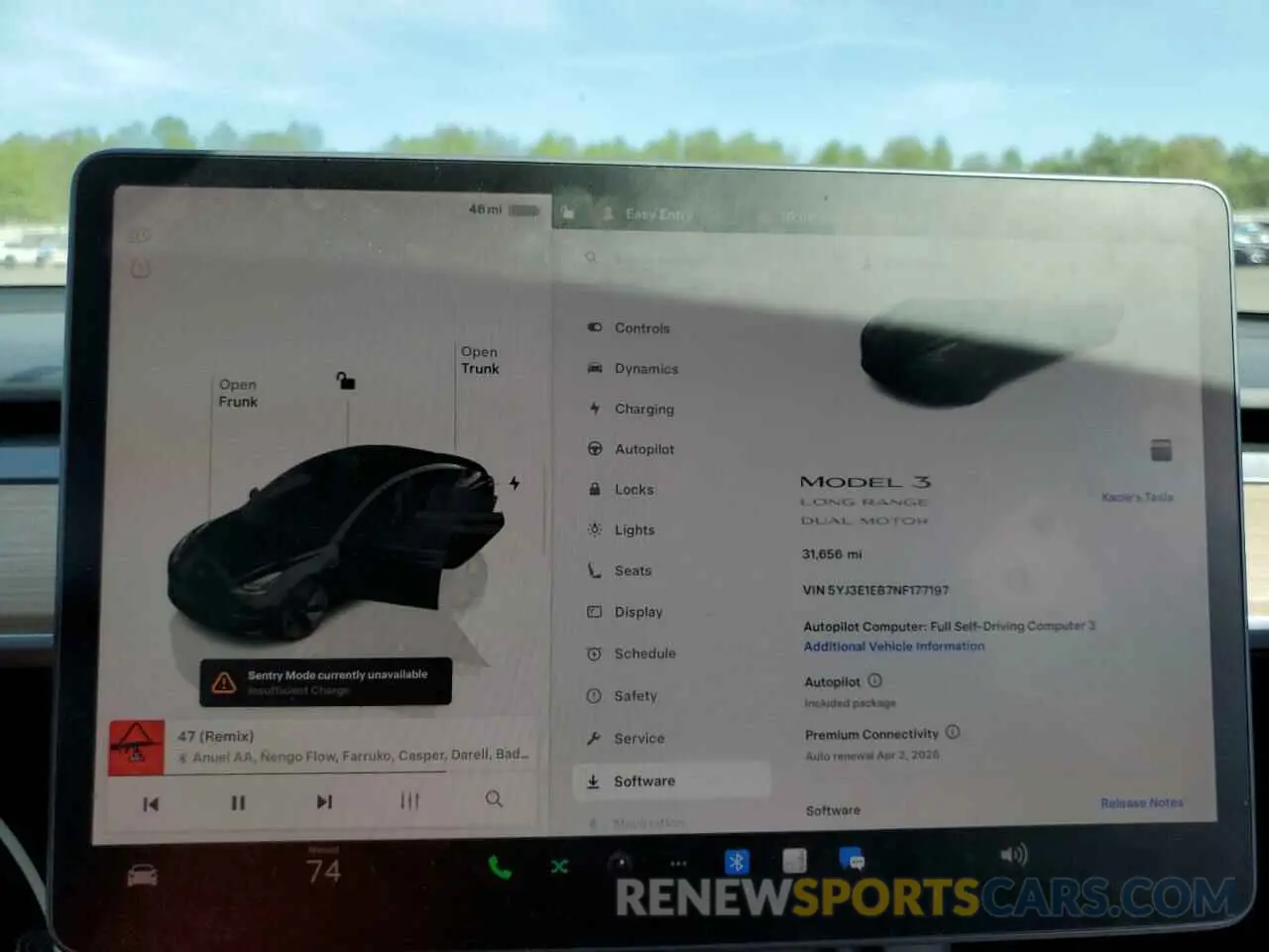 9 Photograph of a damaged car 5YJ3E1EB7NF177197 TESLA MODEL 3 2022