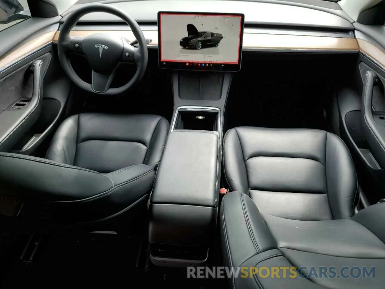 8 Photograph of a damaged car 5YJ3E1EB7NF179919 TESLA MODEL 3 2022
