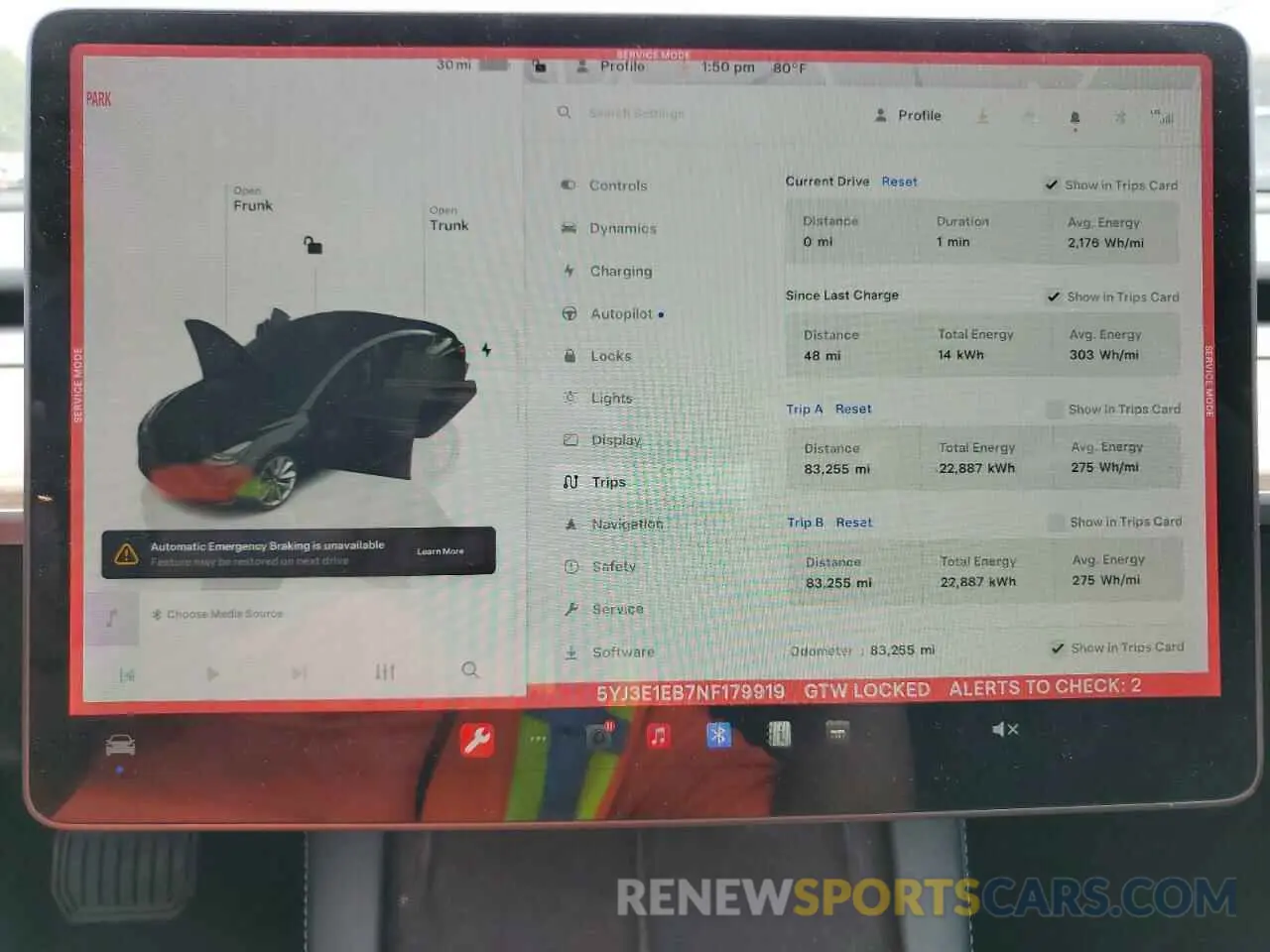 9 Photograph of a damaged car 5YJ3E1EB7NF179919 TESLA MODEL 3 2022