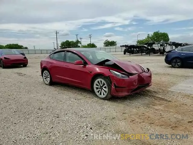 11 Photograph of a damaged car 5YJ3E1EB7NF190449 TESLA MODEL 3 2022