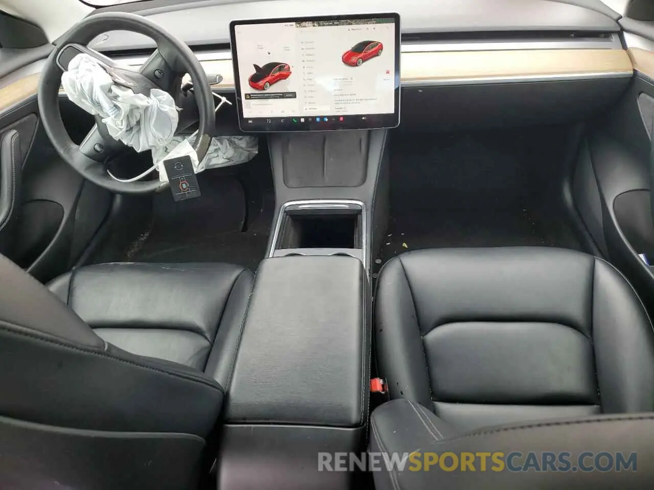 8 Photograph of a damaged car 5YJ3E1EB7NF190449 TESLA MODEL 3 2022
