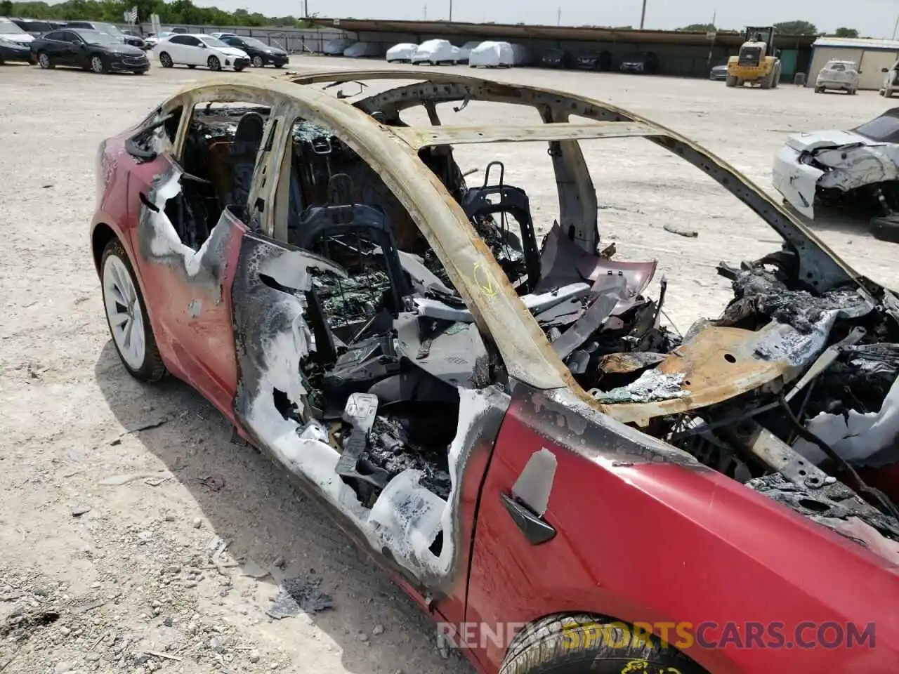 10 Photograph of a damaged car 5YJ3E1EB7NF193643 TESLA MODEL 3 2022