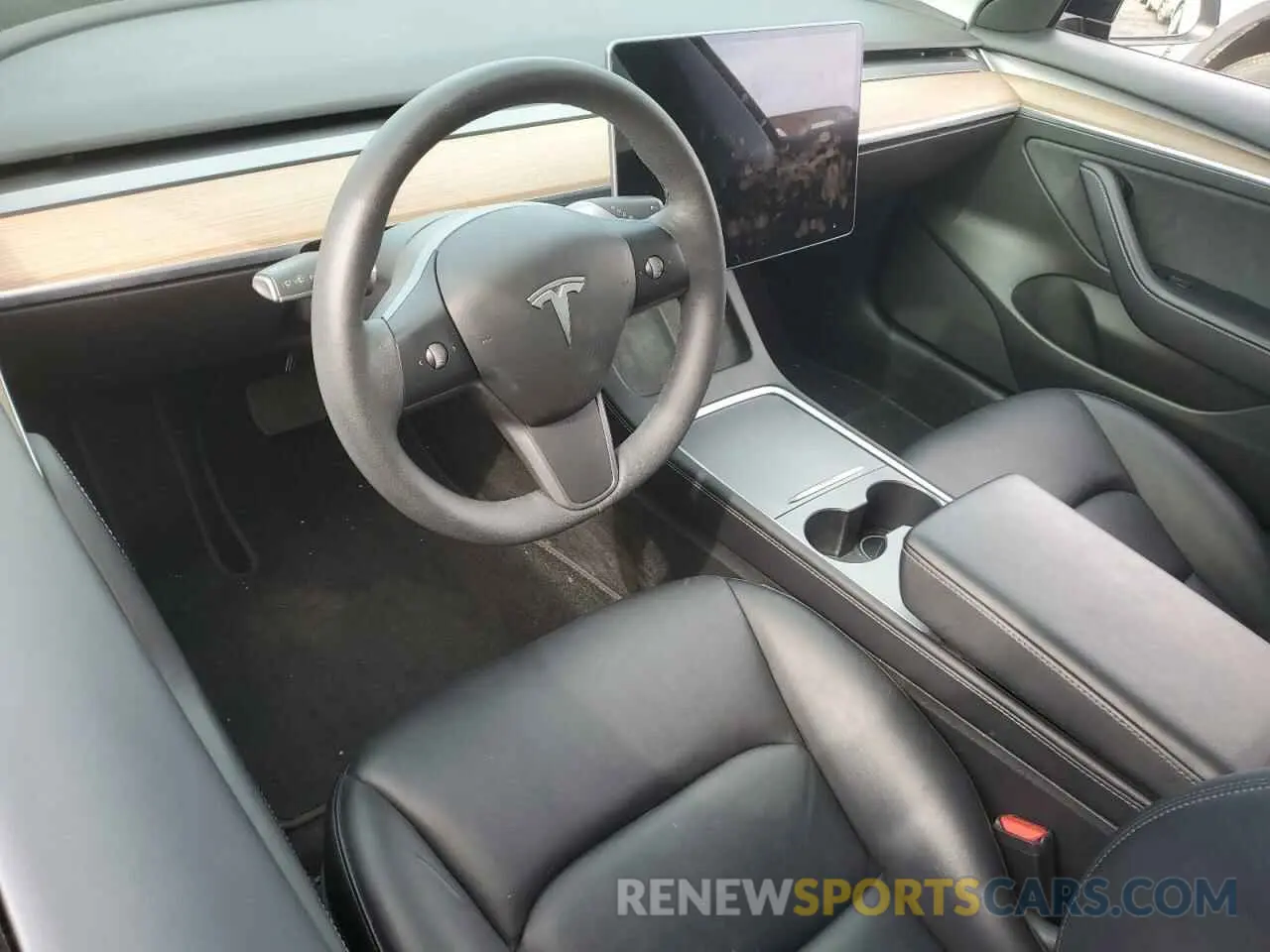 8 Photograph of a damaged car 5YJ3E1EB7NF195425 TESLA MODEL 3 2022