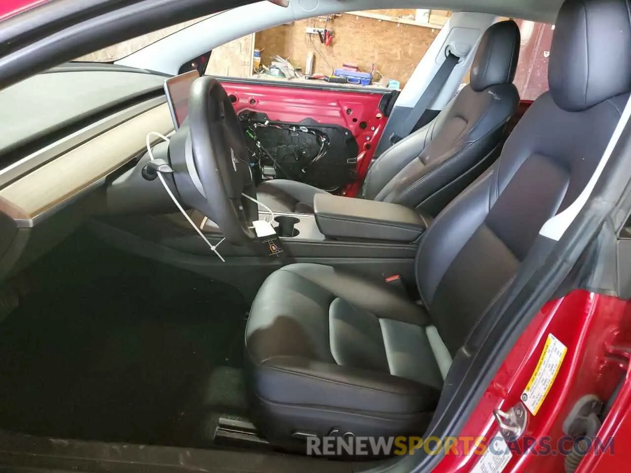 7 Photograph of a damaged car 5YJ3E1EB7NF204303 TESLA MODEL 3 2022
