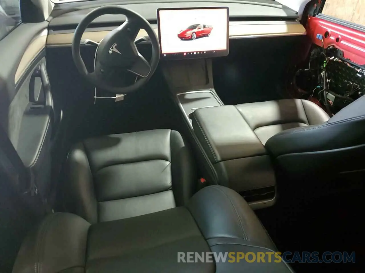 8 Photograph of a damaged car 5YJ3E1EB7NF204303 TESLA MODEL 3 2022