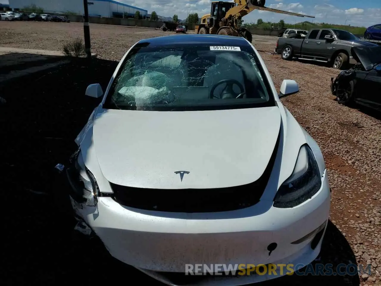 5 Photograph of a damaged car 5YJ3E1EB7NF228519 TESLA MODEL 3 2022