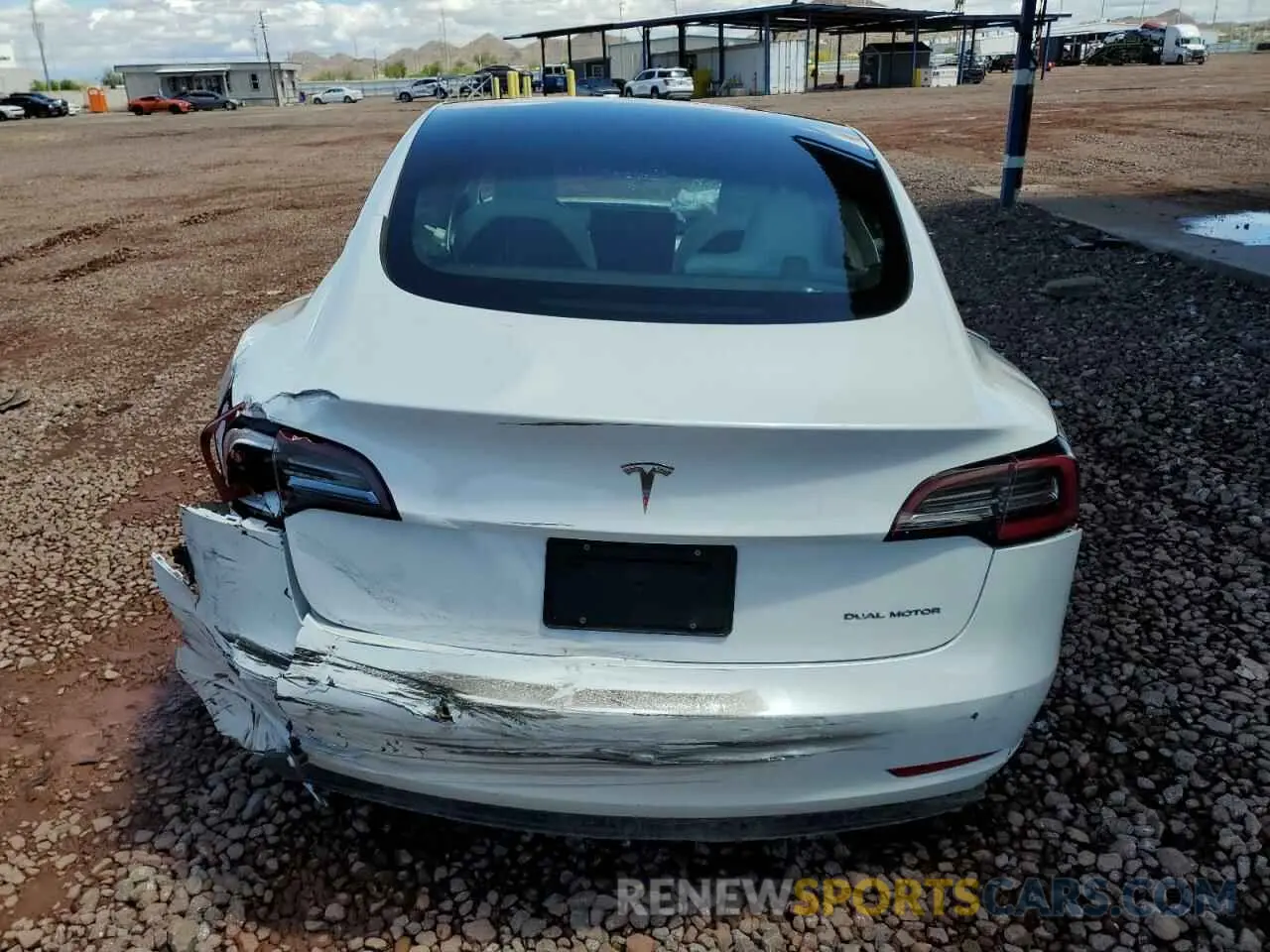6 Photograph of a damaged car 5YJ3E1EB7NF228519 TESLA MODEL 3 2022