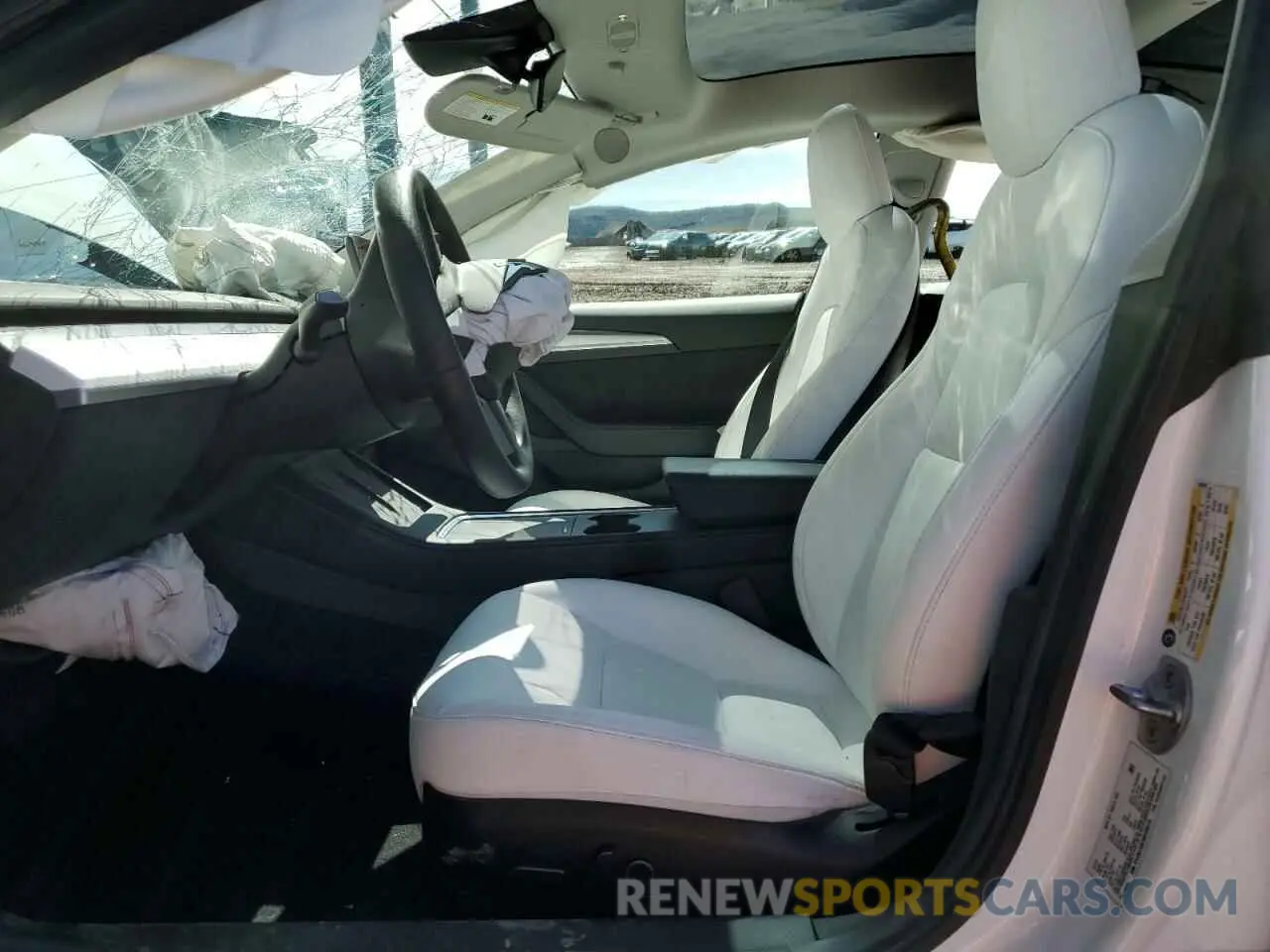 7 Photograph of a damaged car 5YJ3E1EB7NF228519 TESLA MODEL 3 2022