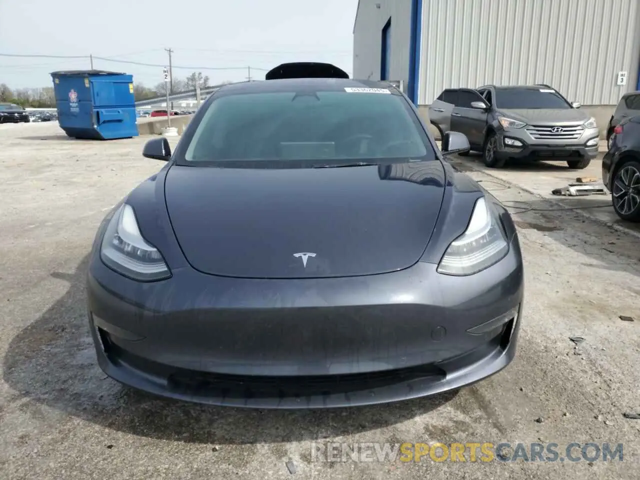 5 Photograph of a damaged car 5YJ3E1EB7NF238905 TESLA MODEL 3 2022