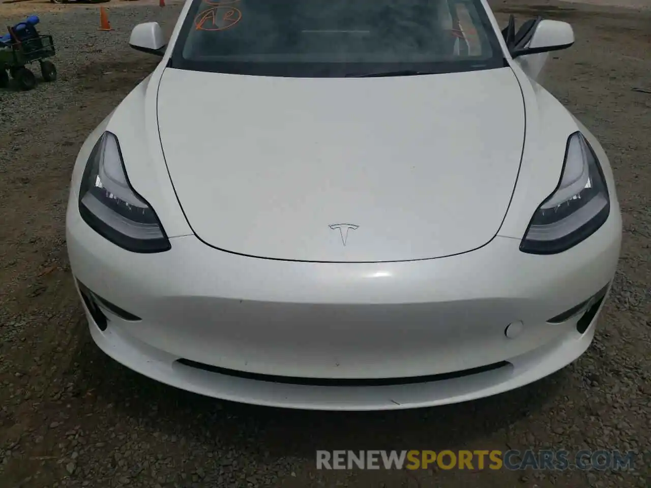 7 Photograph of a damaged car 5YJ3E1EB7NF258653 TESLA MODEL 3 2022