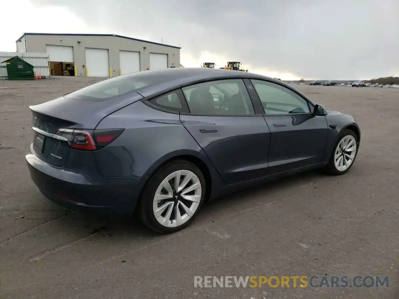 3 Photograph of a damaged car 5YJ3E1EB7NF262833 TESLA MODEL 3 2022