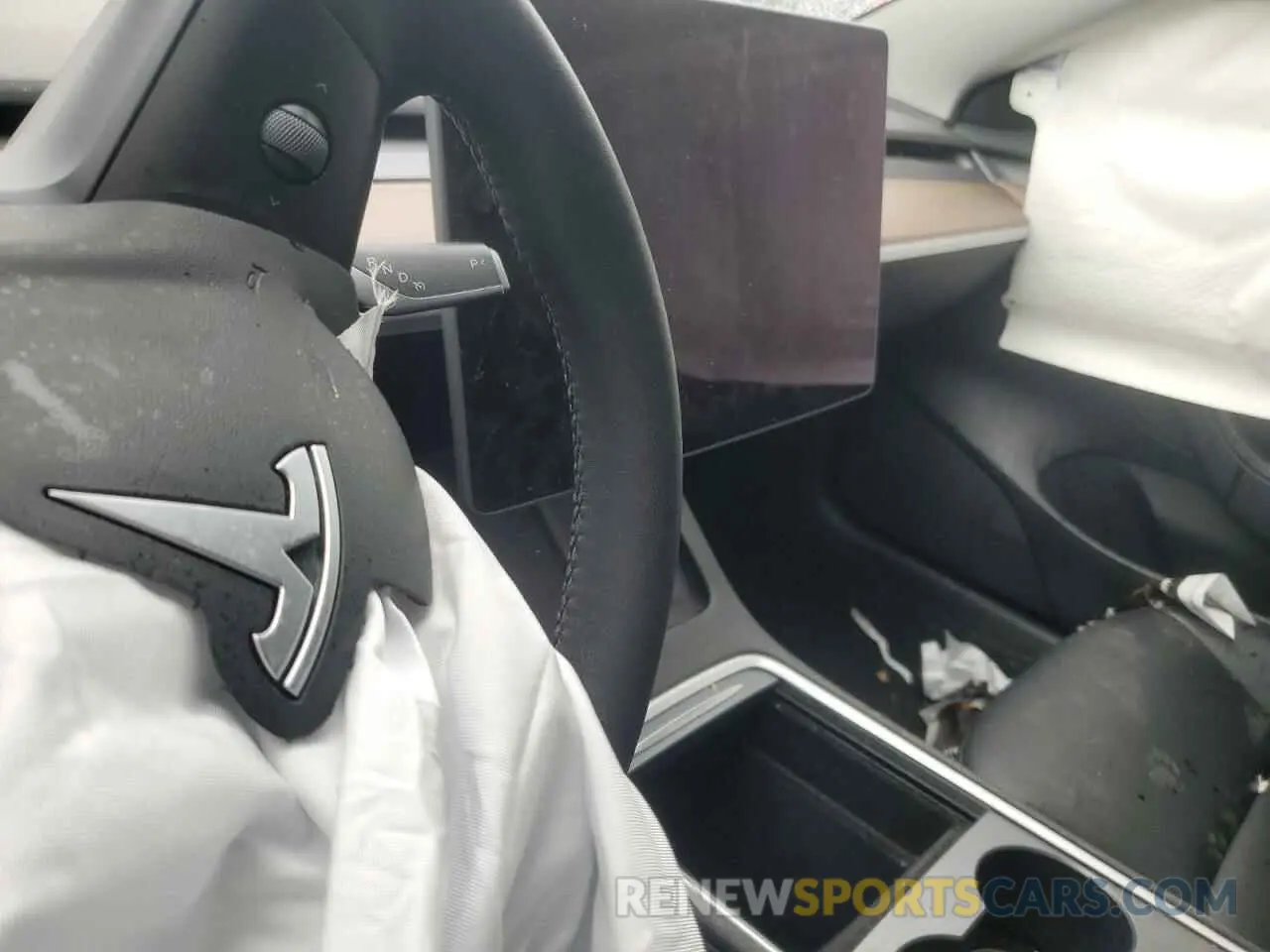 9 Photograph of a damaged car 5YJ3E1EB7NF278403 TESLA MODEL 3 2022