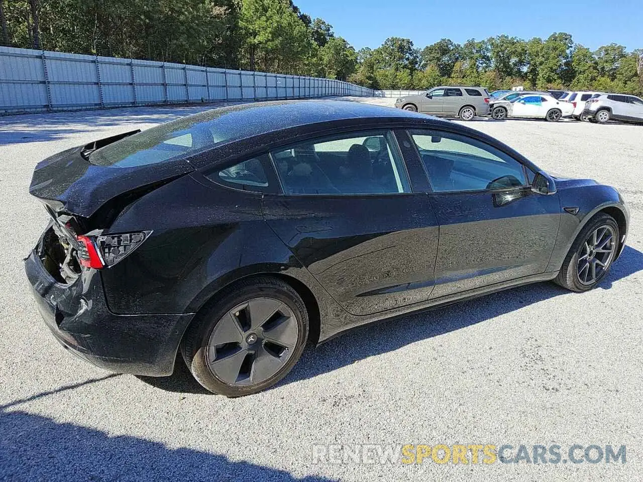 3 Photograph of a damaged car 5YJ3E1EB7NF289594 TESLA MODEL 3 2022