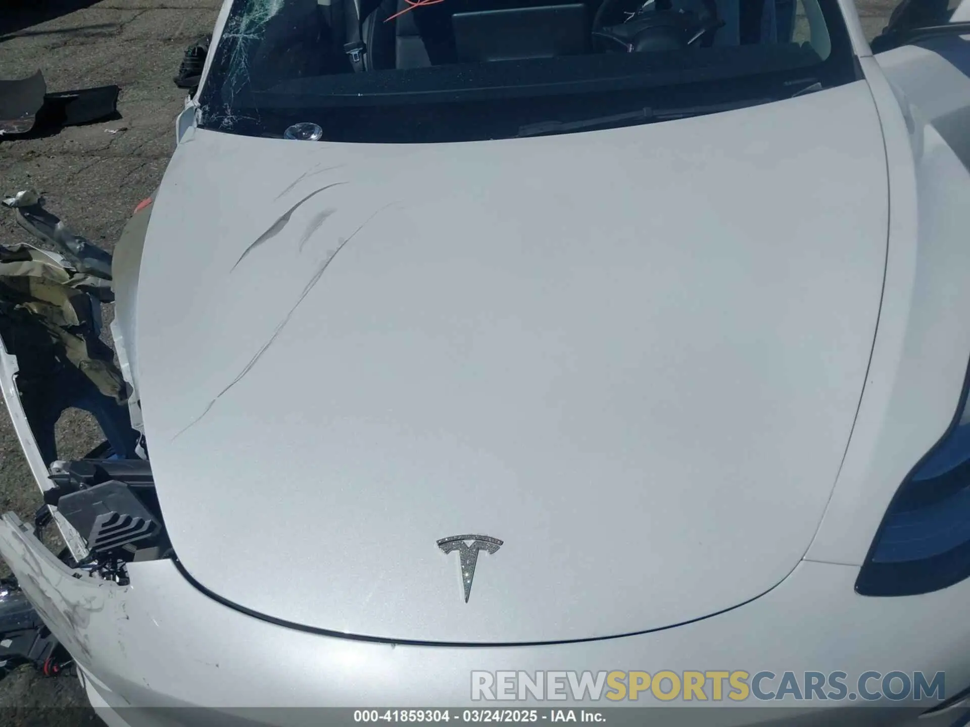 10 Photograph of a damaged car 5YJ3E1EB7NF298456 TESLA MODEL 3 2022