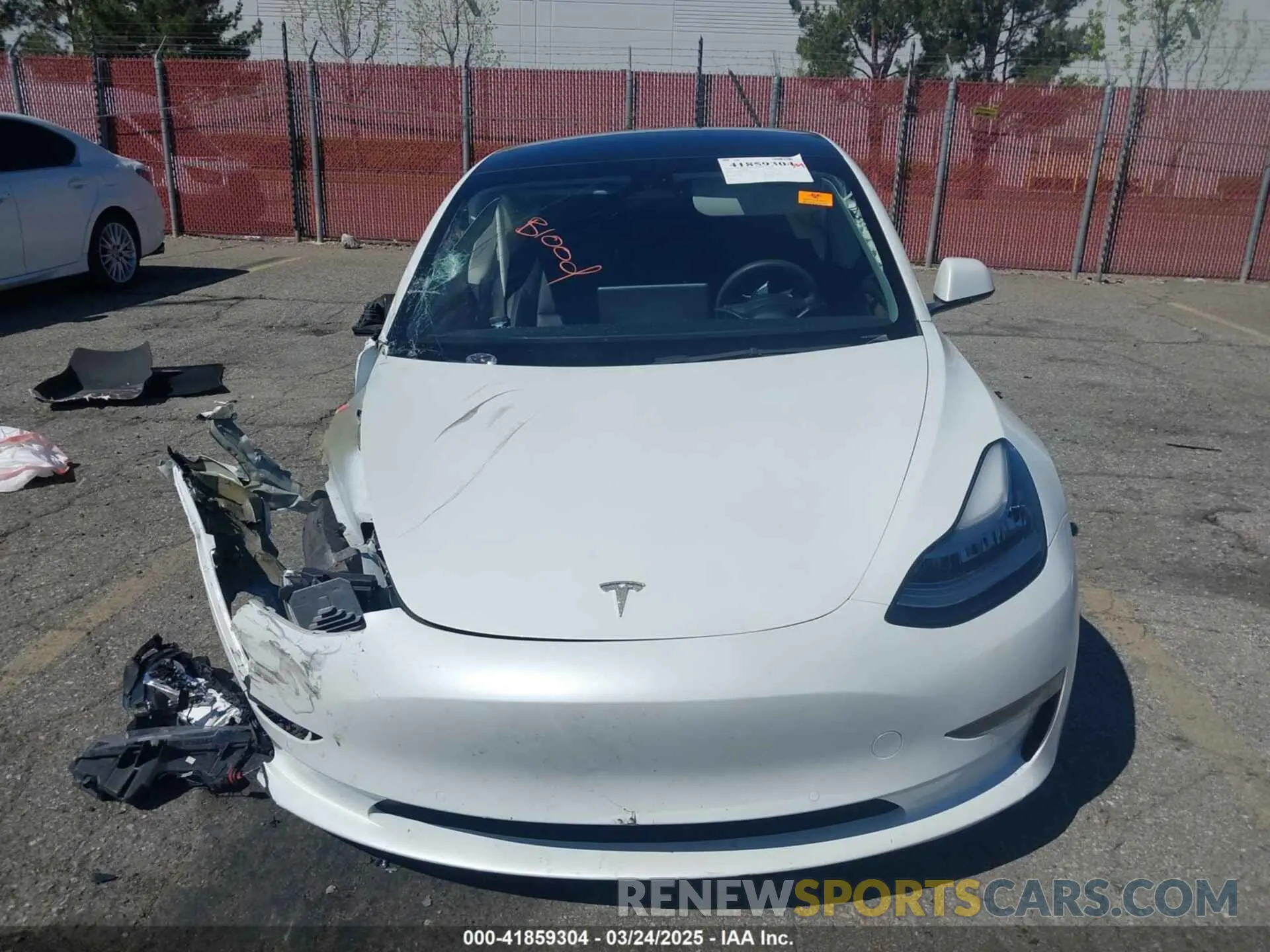 12 Photograph of a damaged car 5YJ3E1EB7NF298456 TESLA MODEL 3 2022
