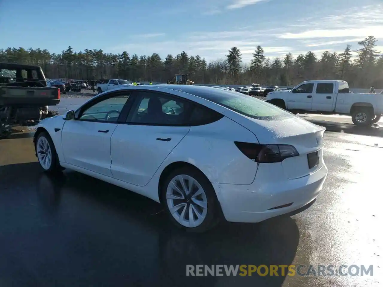 2 Photograph of a damaged car 5YJ3E1EB7NF311111 TESLA MODEL 3 2022