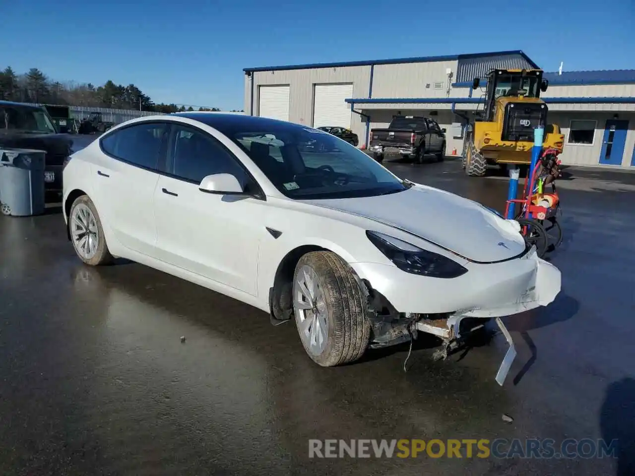 4 Photograph of a damaged car 5YJ3E1EB7NF311111 TESLA MODEL 3 2022