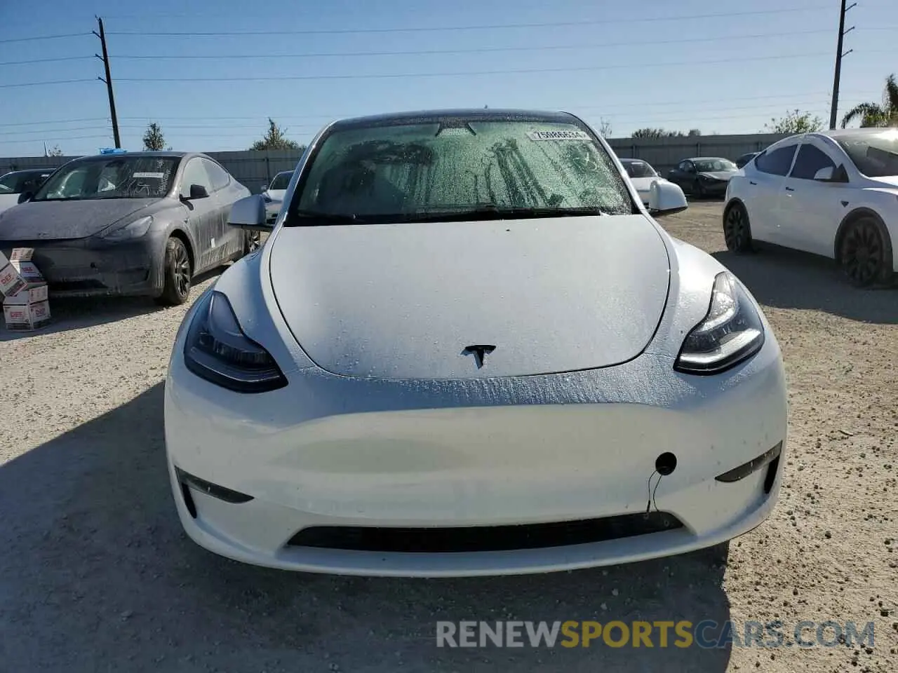 5 Photograph of a damaged car 5YJ3E1EB7NF320648 TESLA MODEL 3 2022