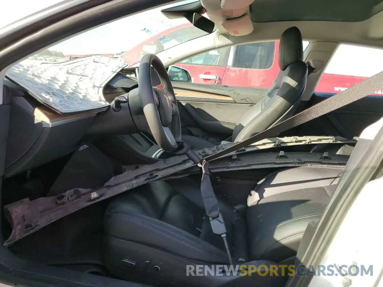 7 Photograph of a damaged car 5YJ3E1EB7NF320648 TESLA MODEL 3 2022