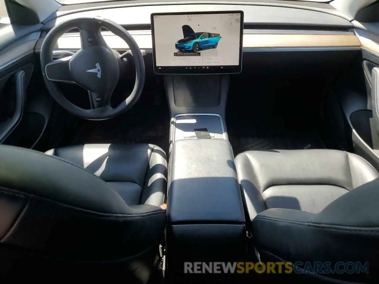 8 Photograph of a damaged car 5YJ3E1EB7NF341306 TESLA MODEL 3 2022