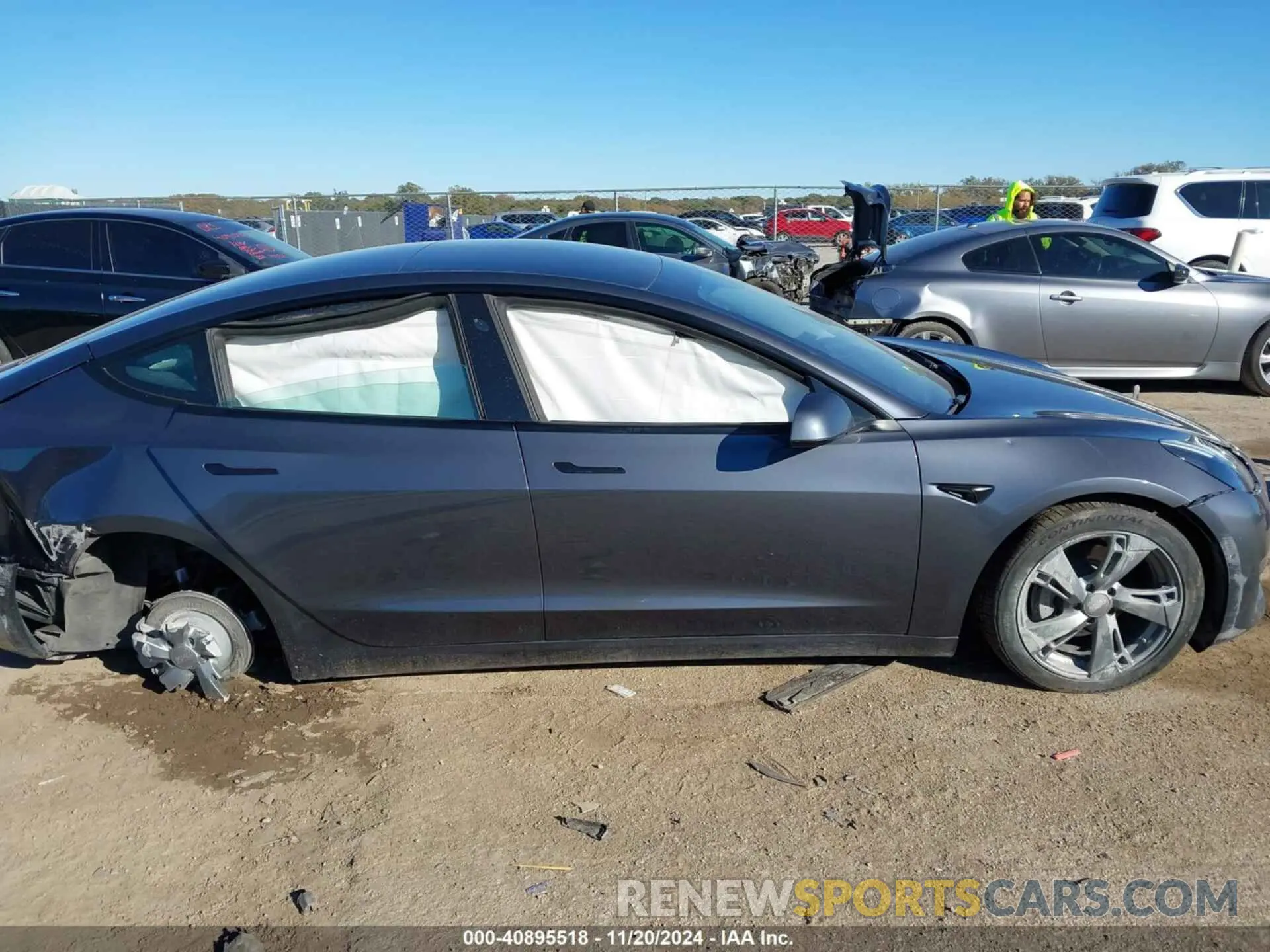 12 Photograph of a damaged car 5YJ3E1EB7NF342276 TESLA MODEL 3 2022