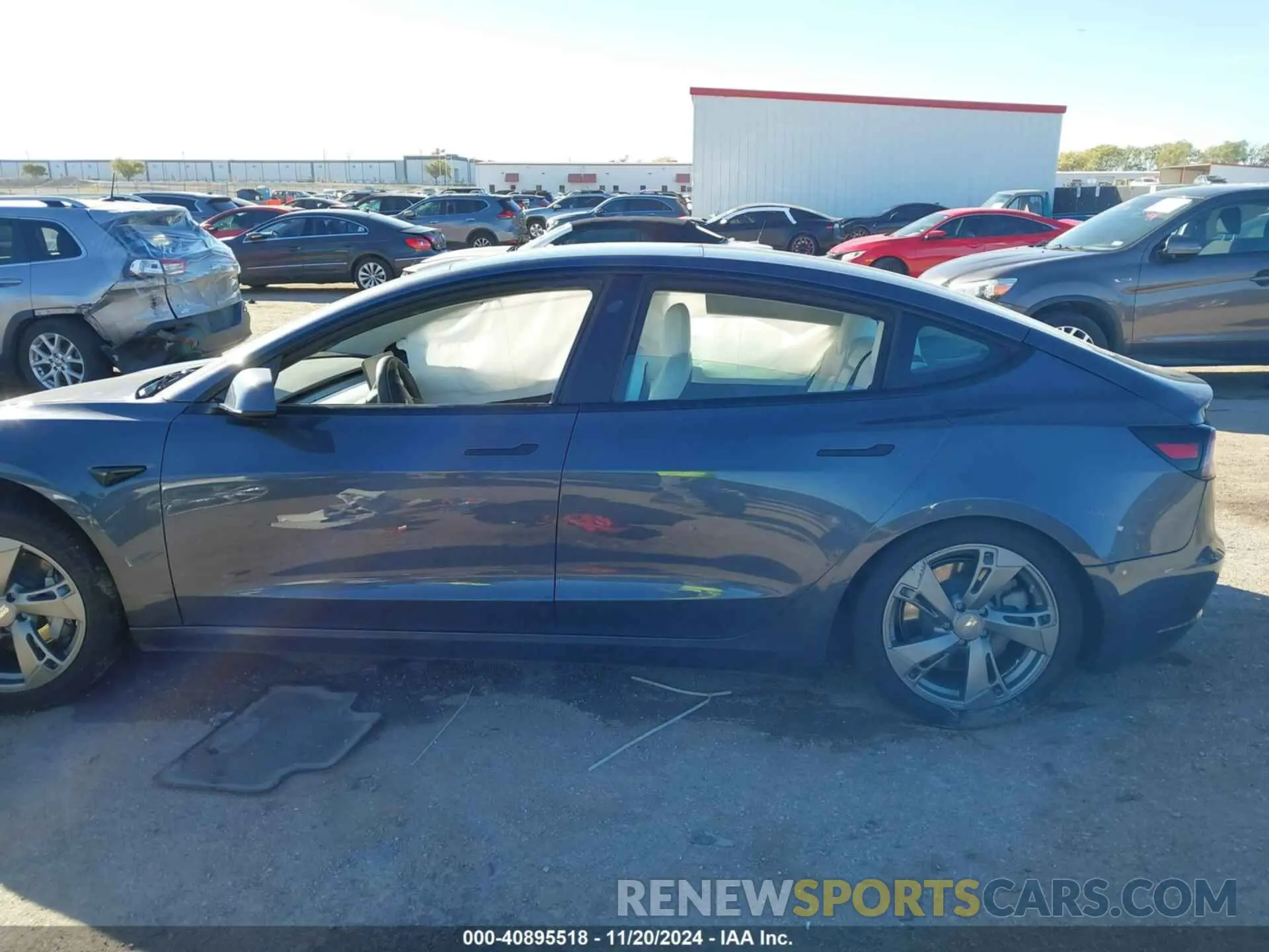 13 Photograph of a damaged car 5YJ3E1EB7NF342276 TESLA MODEL 3 2022