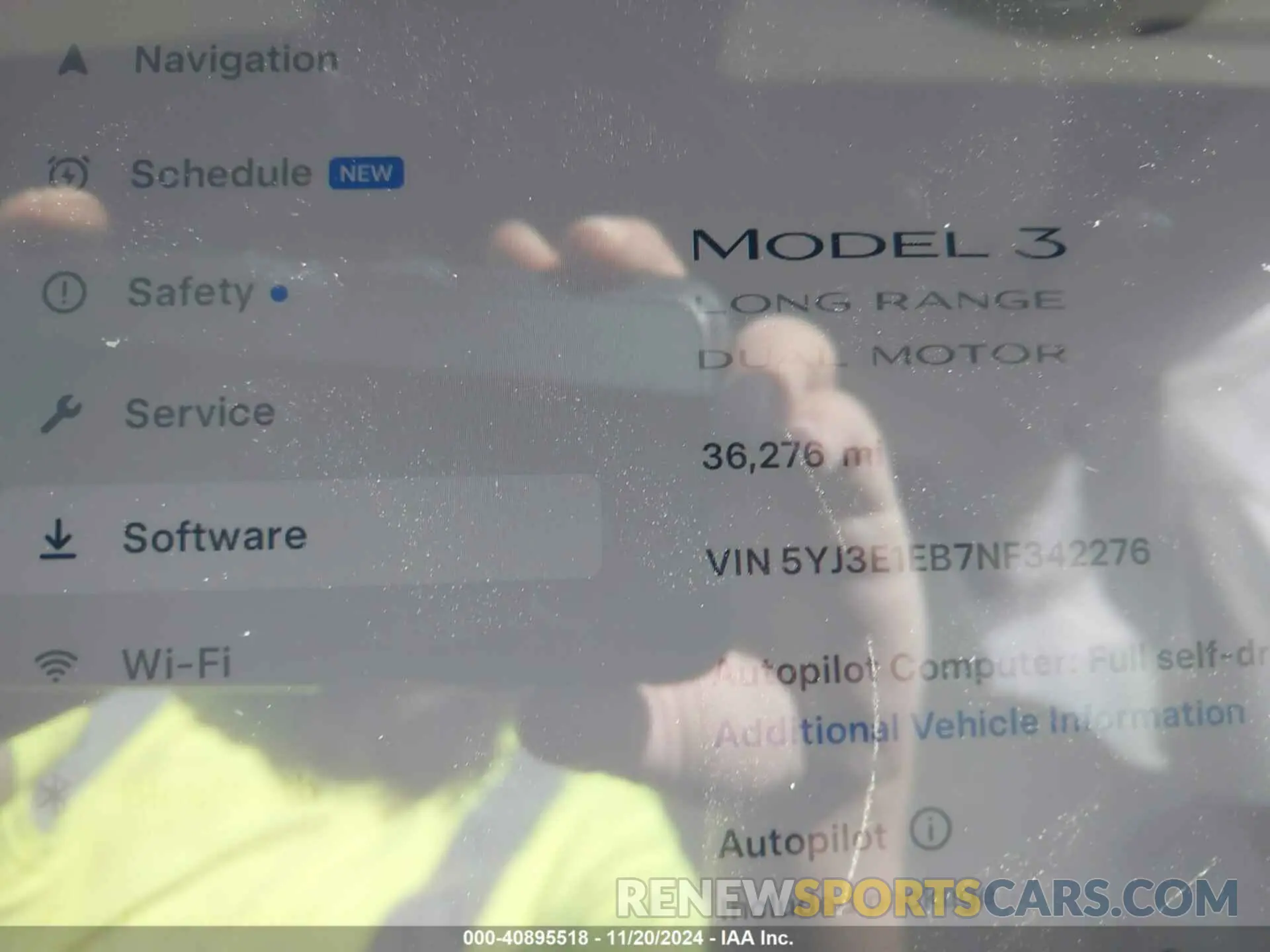 14 Photograph of a damaged car 5YJ3E1EB7NF342276 TESLA MODEL 3 2022